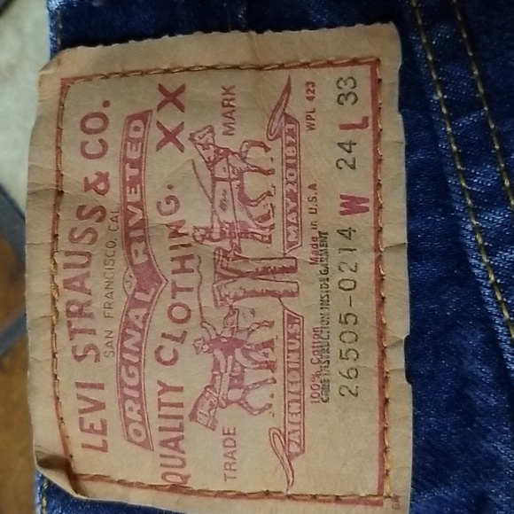 Vintage Levis 24x33 - Picture 2 of 10